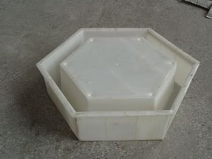 供应水泥六棱护坡模具，植草砖塑料模具
