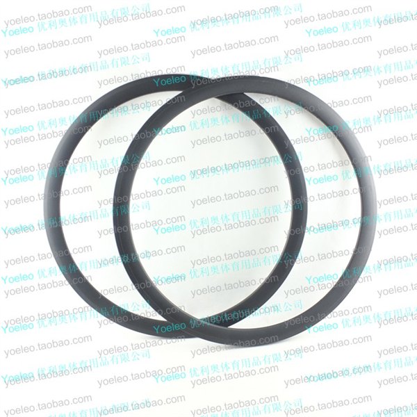 供应优利奥公路自行车碳纤维轮圈死飞碳刀700c 38mm
