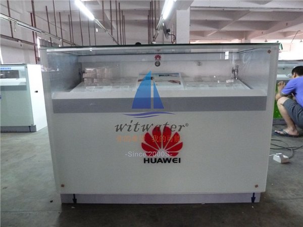 供应华为新款展示柜台  华为手机展示体验桌