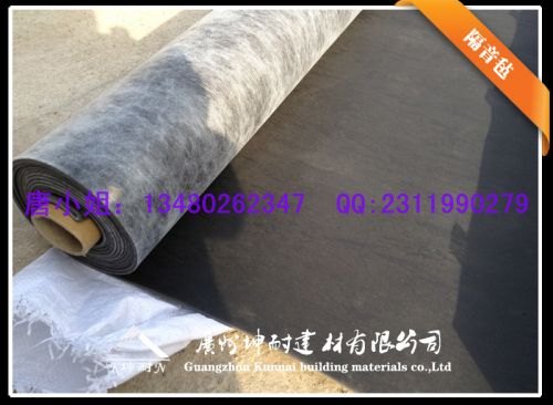 供应坤耐隔音毡 高效阻尼隔音毡  PVC水管隔音材料