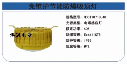 SBD1107-QL40免维护节能防爆吸顶灯