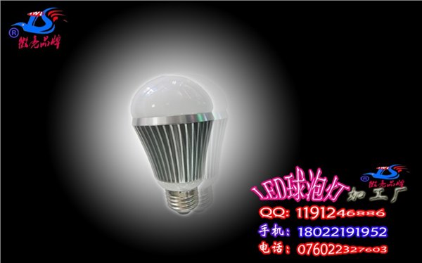 生产3W球泡灯 led照明节能球泡灯 圆球型球泡灯加工厂