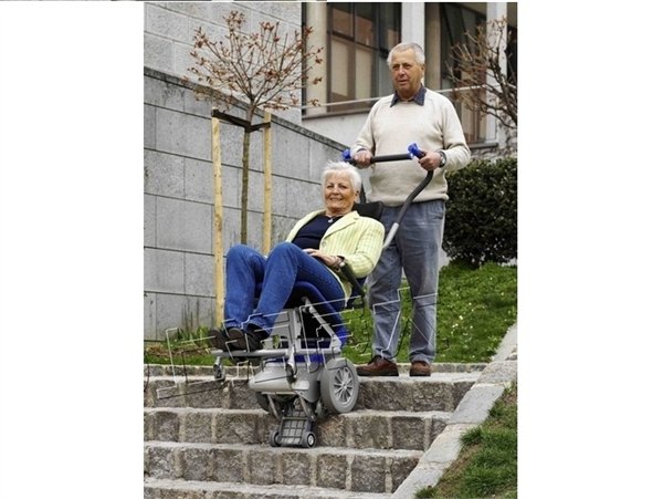进口SANO电动爬楼梯轮椅