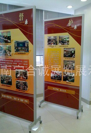 带轮子展板制作 会展便携式展板工厂报价 八通系列展板铝料批发