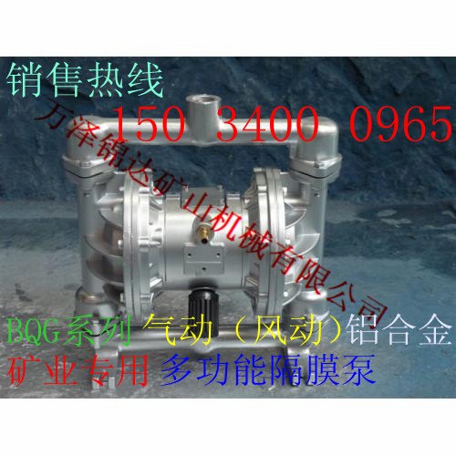 重庆四川云南排污风动隔膜泵 潜水式气动隔膜泵 防爆BQG系列隔膜泵厂家