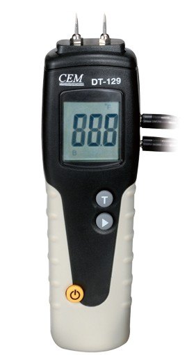 CEM华盛昌DT-129专业木材水分温湿度仪DT129水分计系列  产