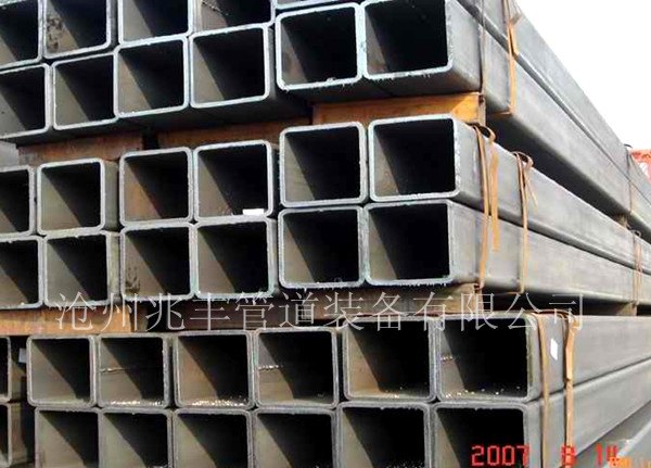 400*100幕墙结构矩形管、400*150钢结构方矩管厂定尺生产
