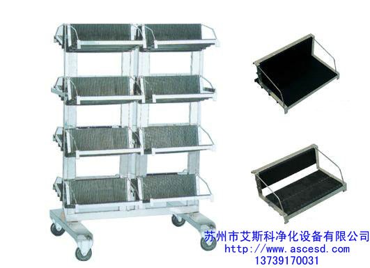 挂篮式防静电PCB周转台车PCB转运车ASC-21323