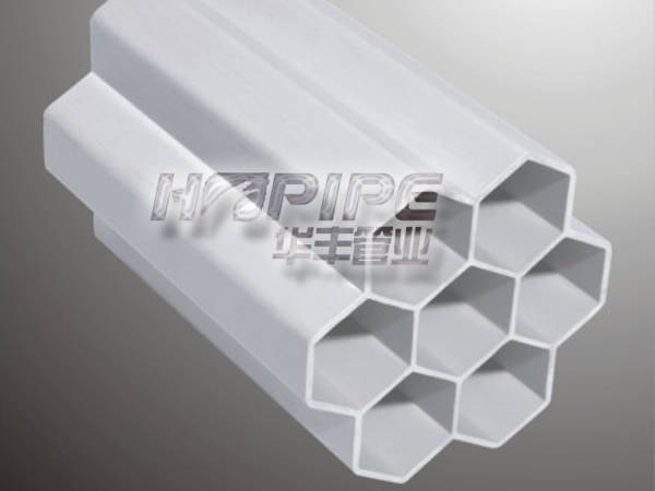 PVC七孔蜂窝管，蜂窝状七孔管，PVC多孔一体系管