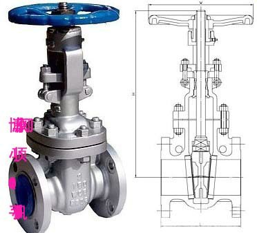 美标不锈钢闸阀Z541W-150LB3#DN80