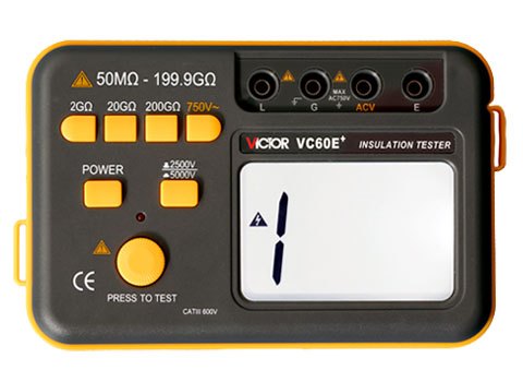 胜利VC60E+绝缘电阻测试仪