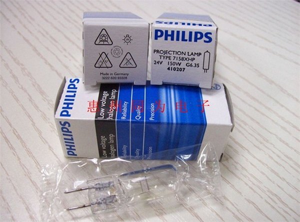 PHILIPS 7158飞利浦三丰投影仪米仔泡 24V150W