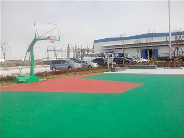 温州塑胶篮球场施工工艺 塑胶地坪铺装