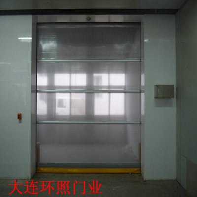 PVC透明抗风卷门，环照最新13款，进口配置，性能更优。 