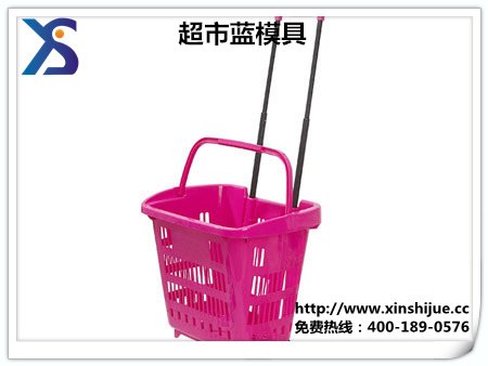 中档塑料篮注塑模具