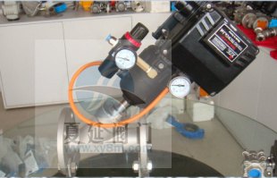 进口美国福斯阀门气动带定位器法兰角座阀