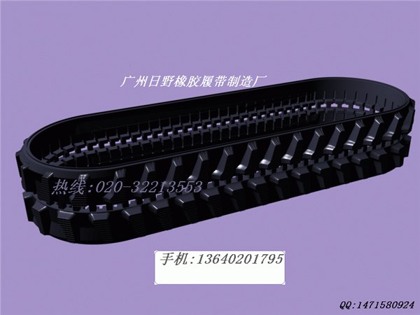 钩机橡胶板 钩机橡胶履带块 挖掘机橡胶板