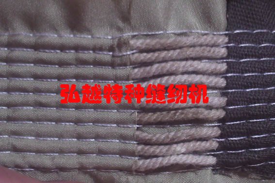 绳仔机，双线绳仔车，包绳曲折缝
