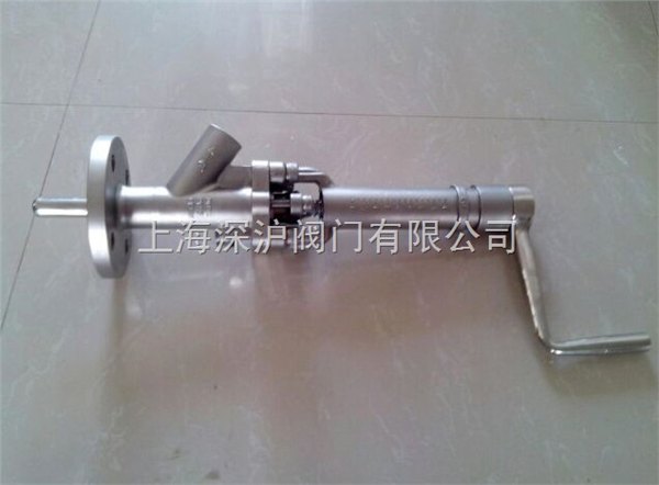 不锈钢法兰柱塞取样阀