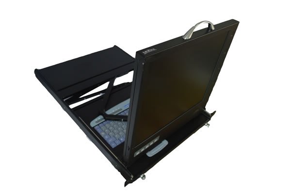双抽拉式17寸16口CAT5数字LCD KVM