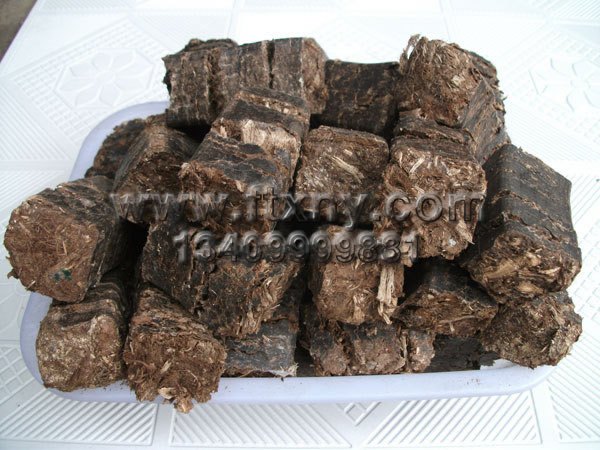 棉花杆压块颗粒燃料