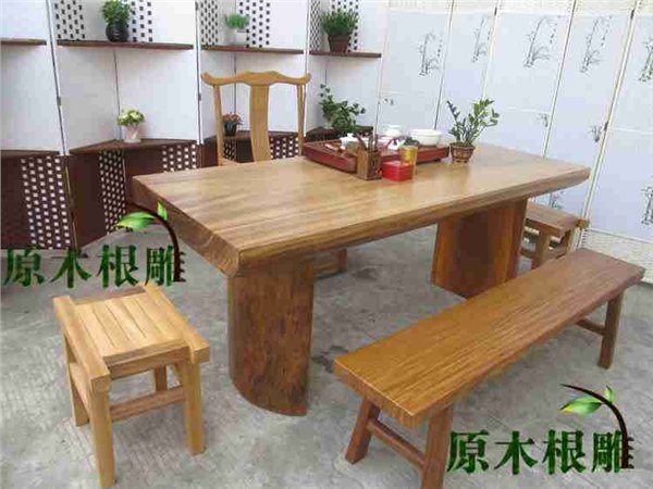 供应巴花黄花梨鸡翅木大板菠萝格金丝柚 大板实木茶桌餐桌