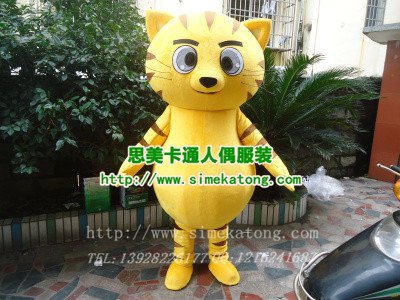 三角猫卡通人偶 表演卡通 行走卡通 