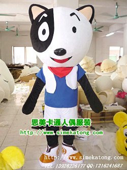 酷狗卡通人偶 表演卡通 行走卡通