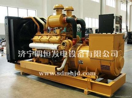 300kw柴油发电机组，上柴股份G128ZD11，无刷发电机
