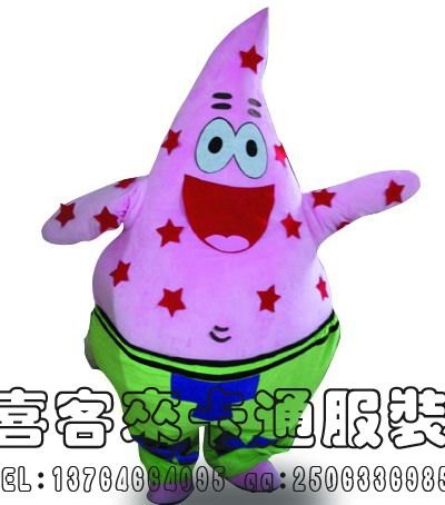 供应卡通人偶电影人偶模型派大星