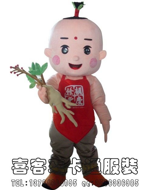 供应卡通人偶广告道具人参娃娃