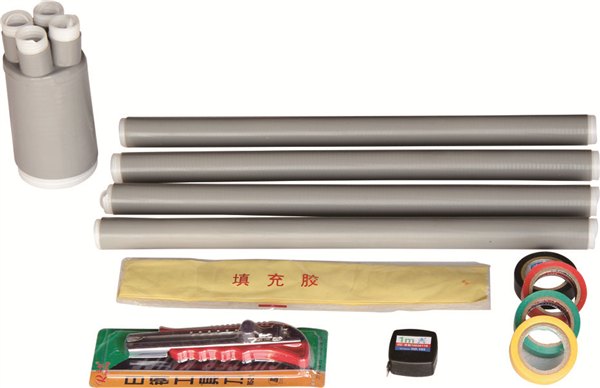 厂家直销德乐1KV冷缩四芯终端头电缆附件欧式美式插拔头电缆分支箱