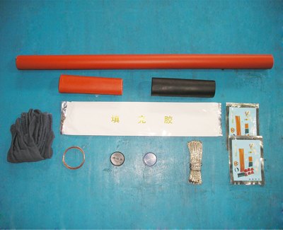 产家直销德乐10KV热缩单芯户外终端头电缆附件欧式美式插拔头电缆分支箱