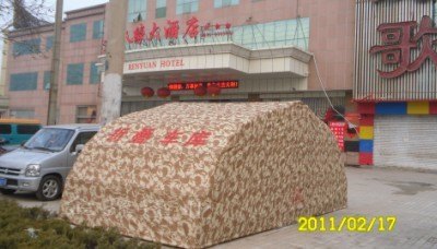 浙江移动车库折叠车库