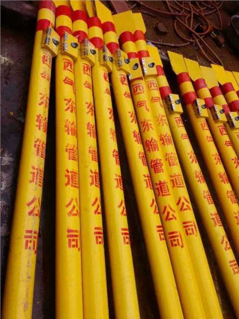 牺牲阳极测量用涂塑测试桩 玻璃钢测试桩，水泥测试桩