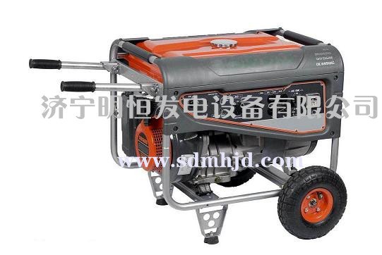 6kw汽油发电机组，家用型发电机，轻便电启动，移动发电机组