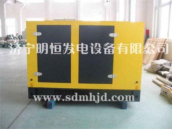 300kw静音发电机组，上柴动力，无刷发电机，医院备用静音发电机