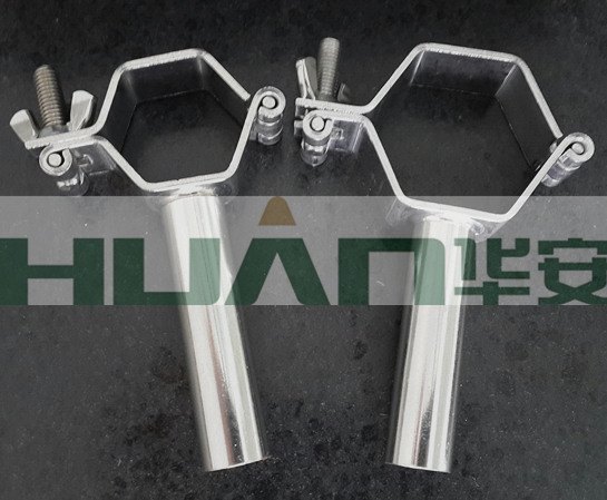 不锈钢六角管支架，管卡，管箍