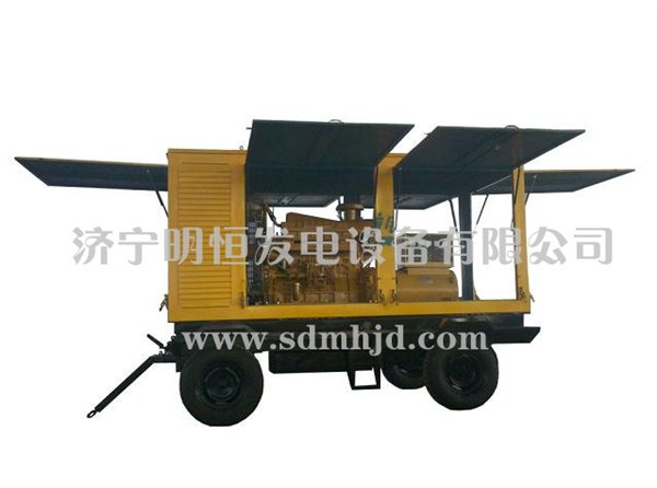 120kw拖车型发电机组，移动电站，移动电源车