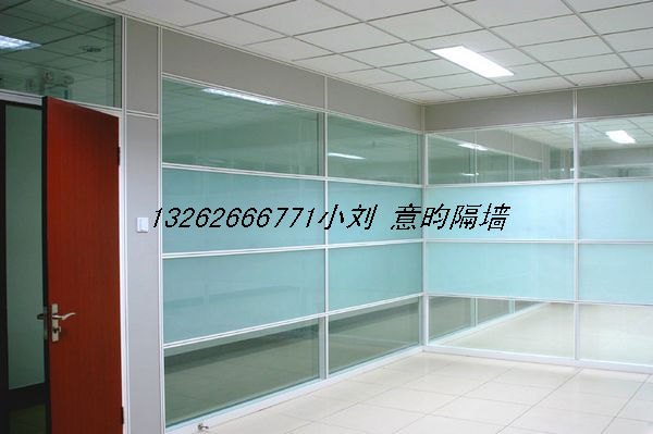 Autodesk铝合金双玻百叶隔断EDA成品玻璃隔断