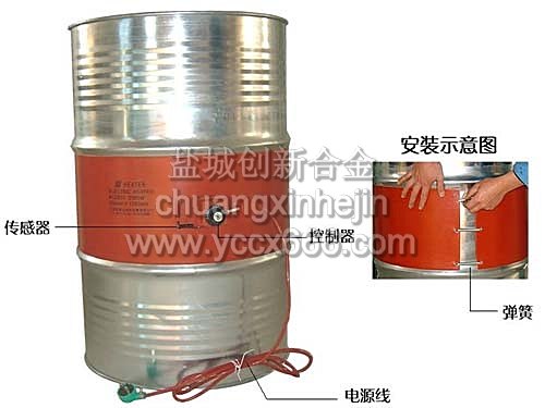 油桶硅橡胶加热带 水箱加热专用加热带