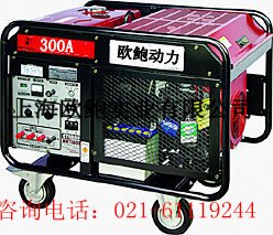 300A汽油发电电焊机，施工应急发电电焊机