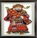 文财神彩珠绣