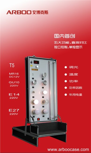 LED灯具展箱-LED演示箱首选中山艾博克斯生产厂家 