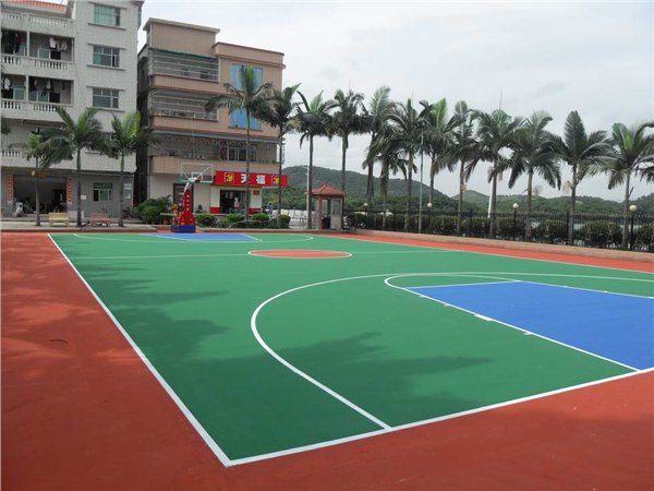 山东塑胶球场施工