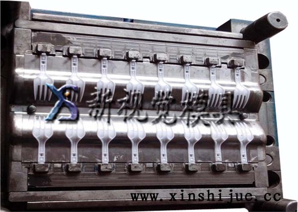 便携式塑料小黄勺模具价格实惠 汤勺搅拌勺模具加工