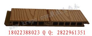 供应广东生态木厂家直销康然 15025PVC共挤户外地板防水防腐防潮户外建筑
