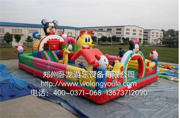 卧龙游乐厂家品牌充气玩具妙妙乐园直销啦