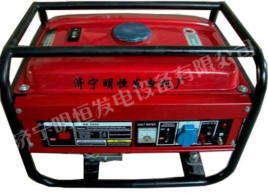 3KW汽油一体机组，明恒功率足产品功率1kw—800kw