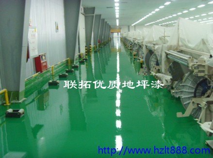 嘉兴厂房便宜自流平地坪漆、水泥彩色地板漆、绿色地面油漆